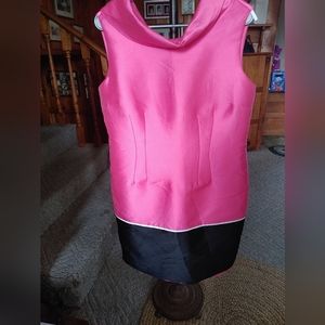 Sara Campbell color block dress size 14 NWt